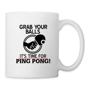 Tennis de table - Mug blanc - blanc - Droite