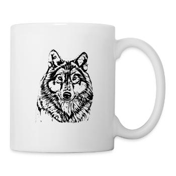 wolf - Mug - white - Right