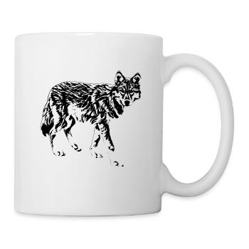 wolf - Mug - white - Right