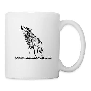 wolf - Mug - white - Right