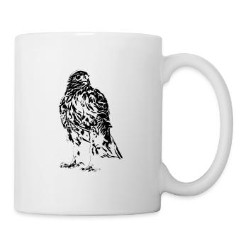 faucon - Mug blanc - blanc - Droite