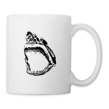 White shark - Mug - white - Right