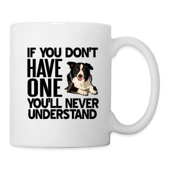 Border Collie - Mug blanc - blanc - Droite