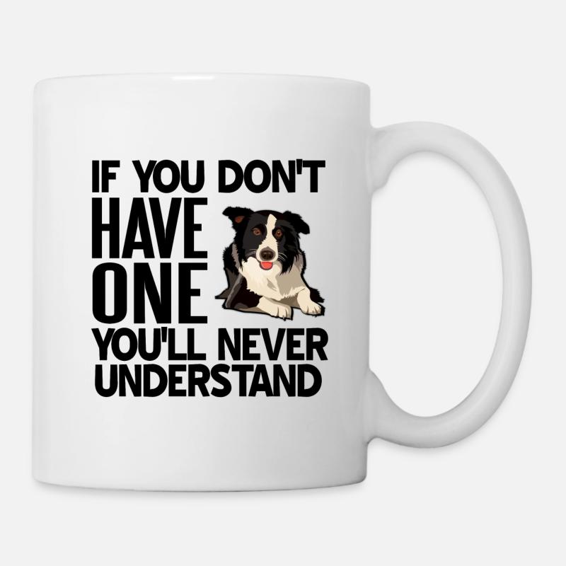 Border Collie - Tasse - Weiß