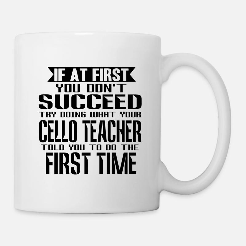 Cello - Tasse - Weiß