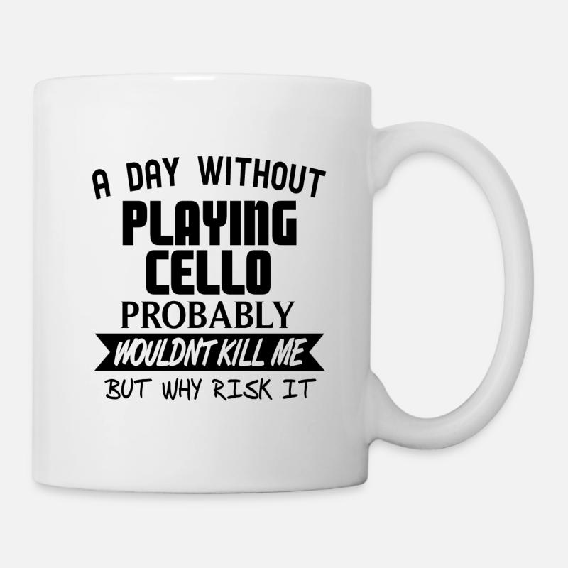 Cello - Tasse - Weiß