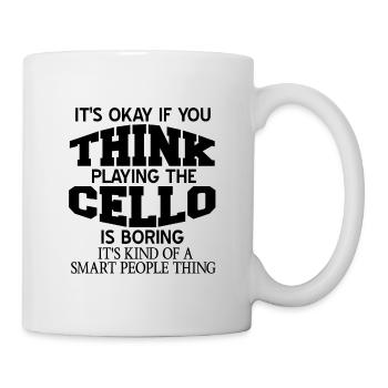 Cello - Tasse - Weiß - Rechts