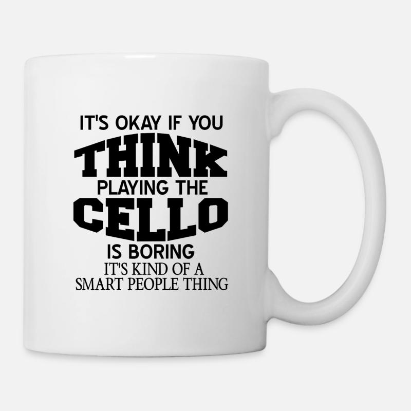 Cello - Tasse - Weiß