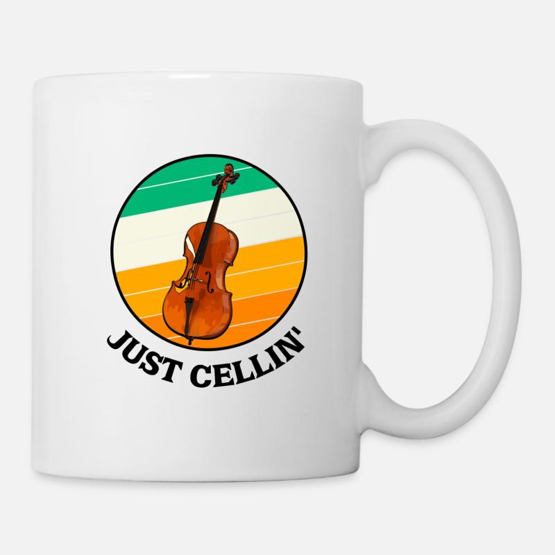 Cello - Tasse - Weiß