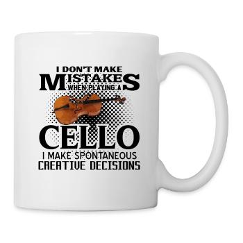 Cello - Tasse - Weiß - Rechts