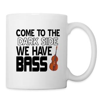 Kontrabass - Tasse - Weiß - Rechts