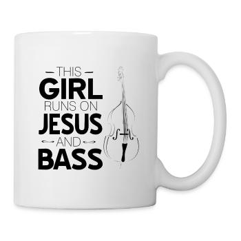 Double bass - Mug - white - Right