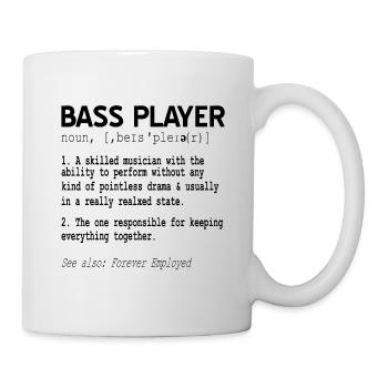 Kontrabass - Tasse - Weiß - Rechts