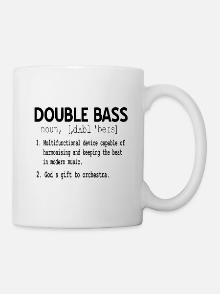 Contrebasse - Mug blanc - blanc