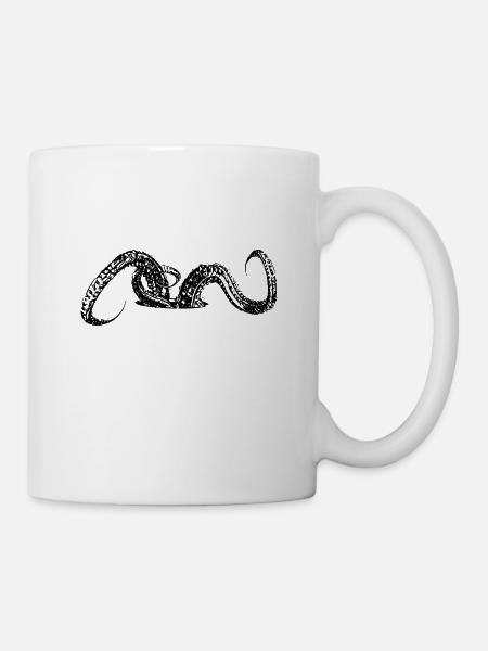 Oktopus - Tasse - Weiß