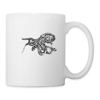 Oktopus - Tasse - Weiß - Rechts