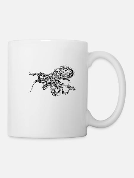 octopus - Mug - white