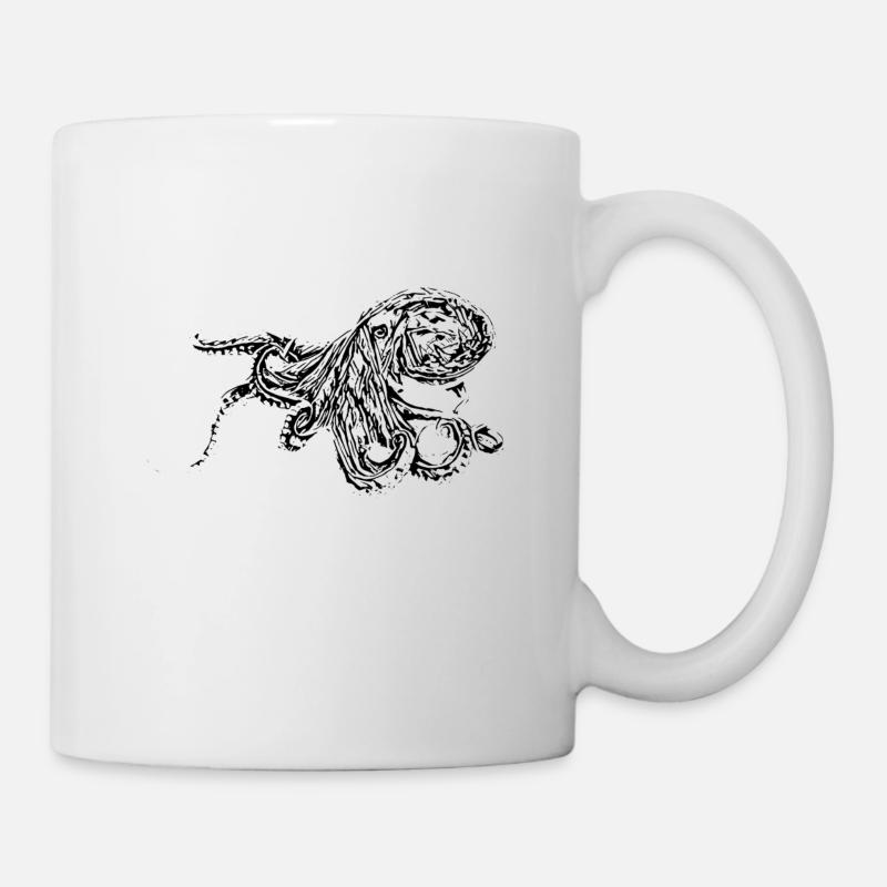 poulpe - Mug blanc - blanc