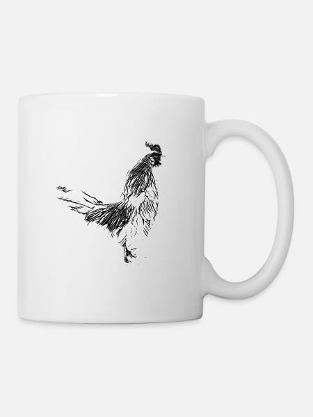 Hahn - Tasse - Weiß