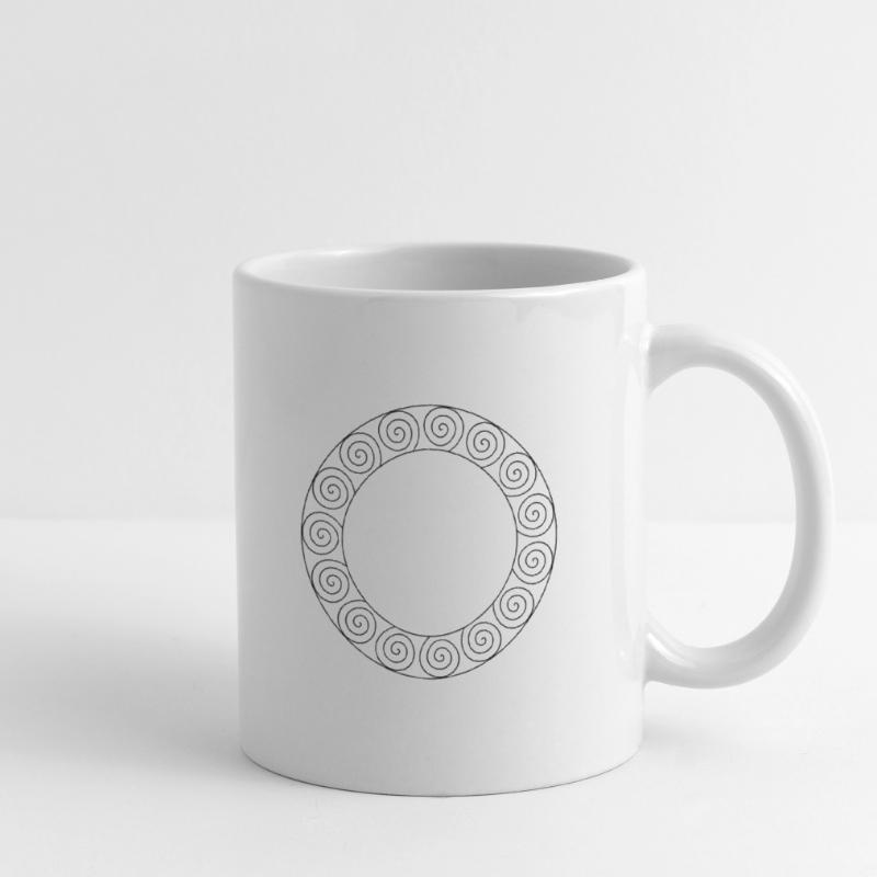 Rahmen Maya Keltisch eigenes Design Tasse
