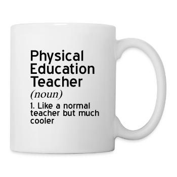 Physical education teacher - Mug - white - Right