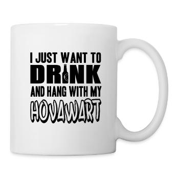 Hovawart Hund - Tasse - Weiß - Rechts