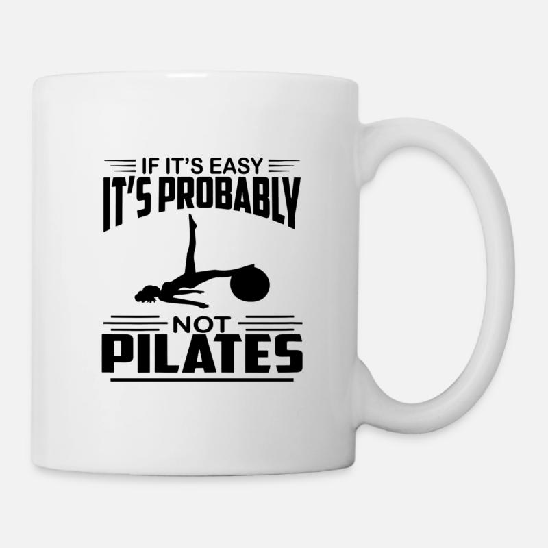 Pilates - Tasse - Weiß
