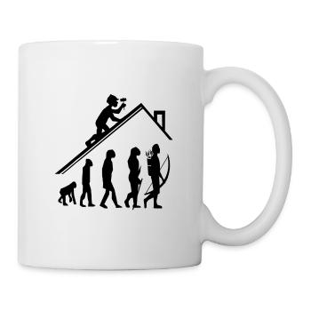 Charpentier - Mug blanc - blanc - Droite