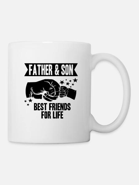 Père et fils - Mug blanc - blanc