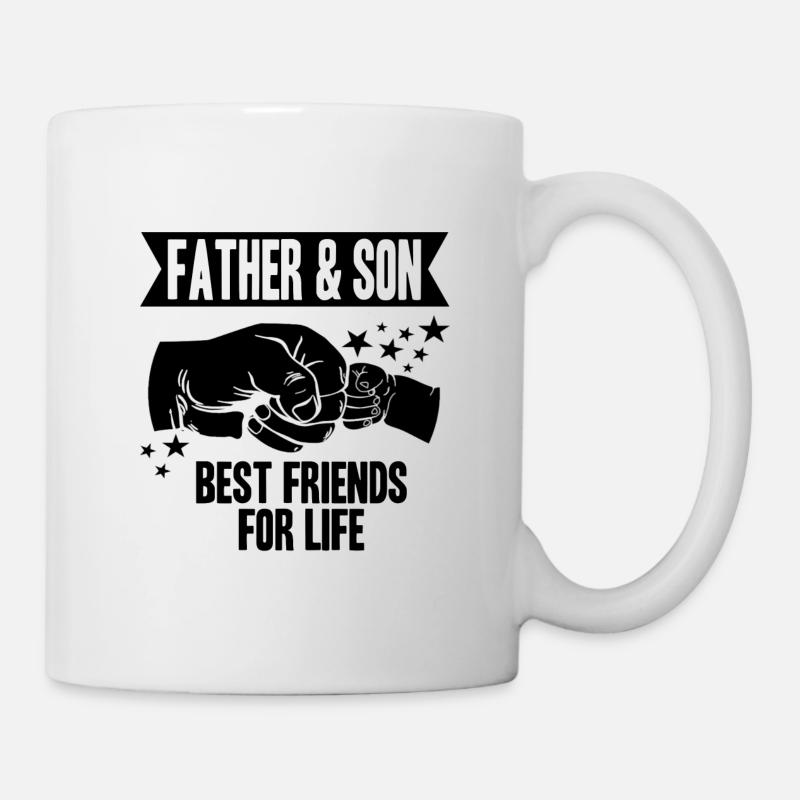 Vater und Sohn - Tasse - Weiß