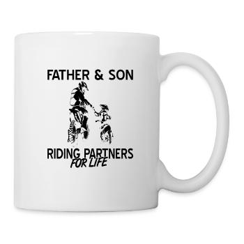 Vater und Sohn - Tasse - Weiß - Rechts