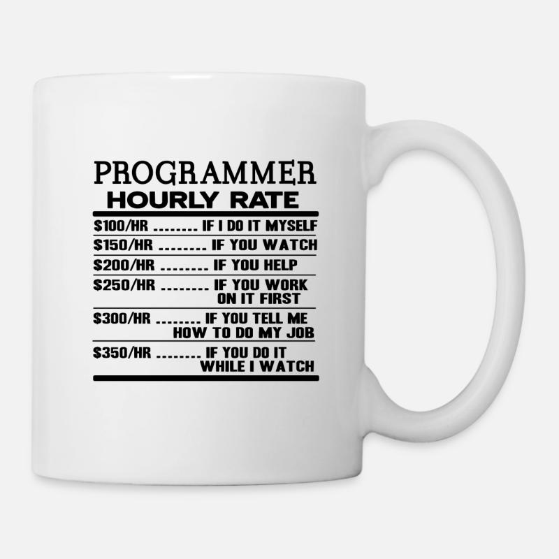 programmeur - Mug blanc - blanc