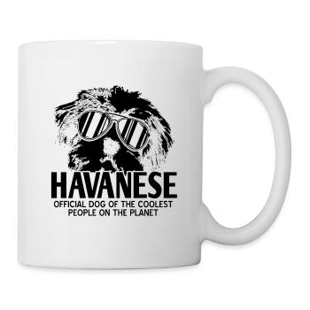 Havanese - Tasse - Weiß - Rechts