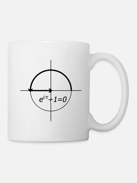 euler's identity (euler) - Mug - white