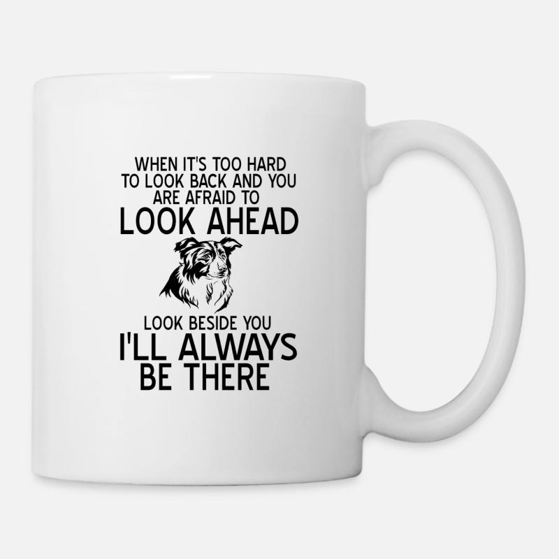 Border collie - Mug blanc - blanc