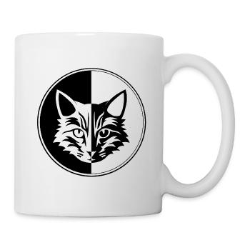 Logo de chat YinYang 1 - Mug blanc - blanc - Droite