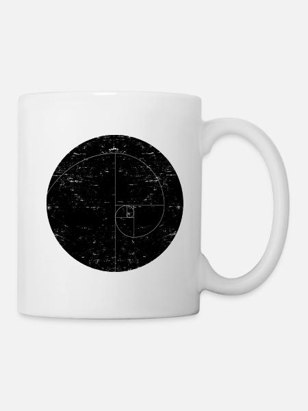 spirale fibonacci - Mug blanc - blanc