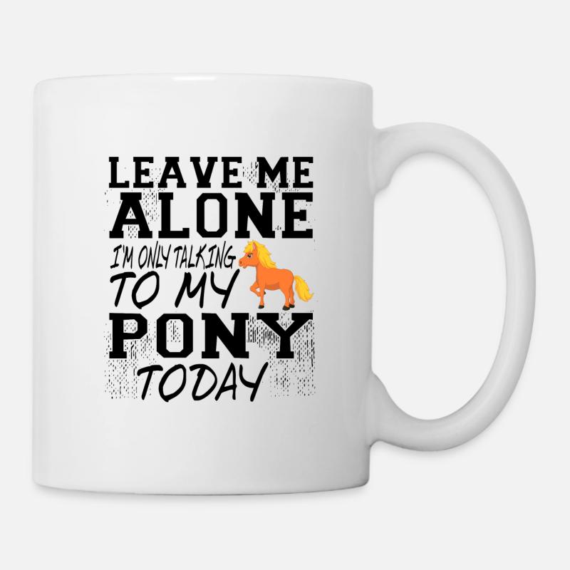 Pony - Tasse - Weiß