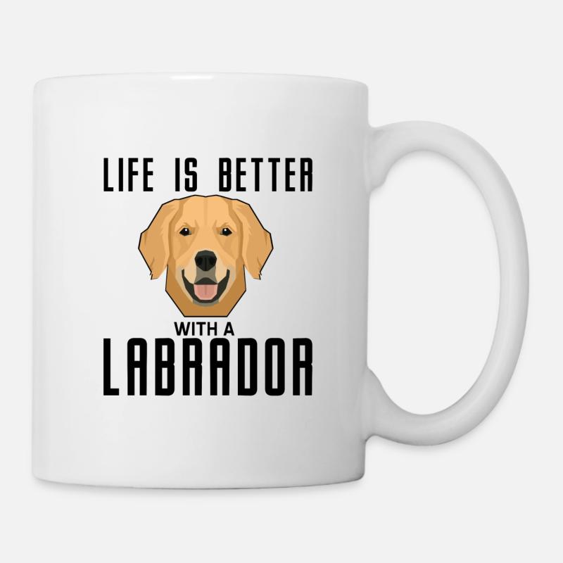 Labrador - Tasse - Weiß