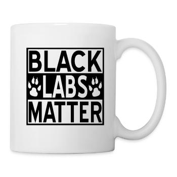 Labrador - Tasse - Weiß - Rechts