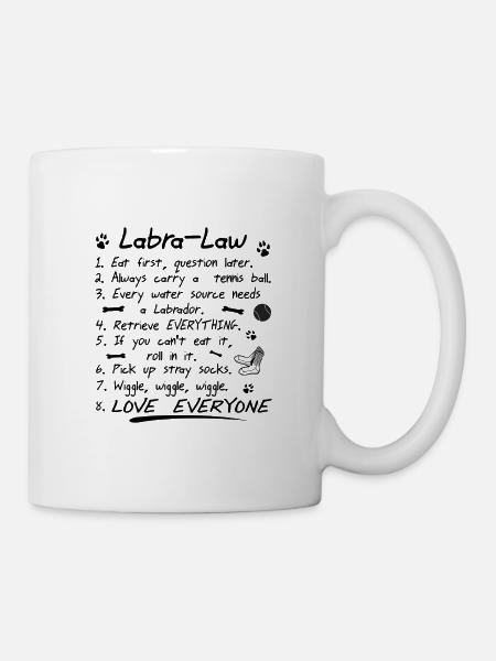 Labrador - Tasse - Weiß