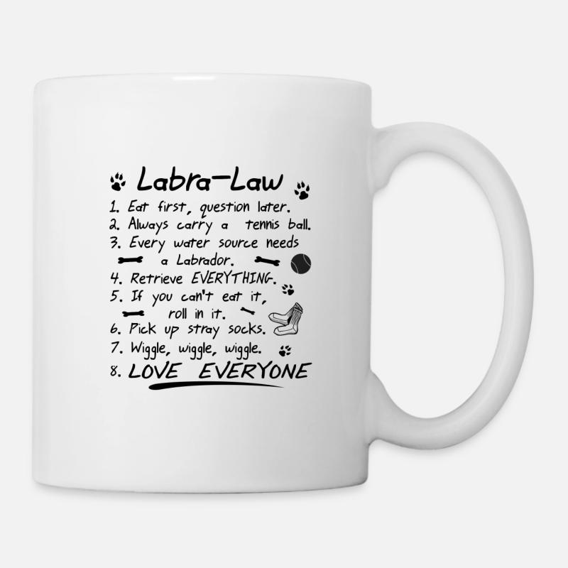 Labrador - Tasse - Weiß