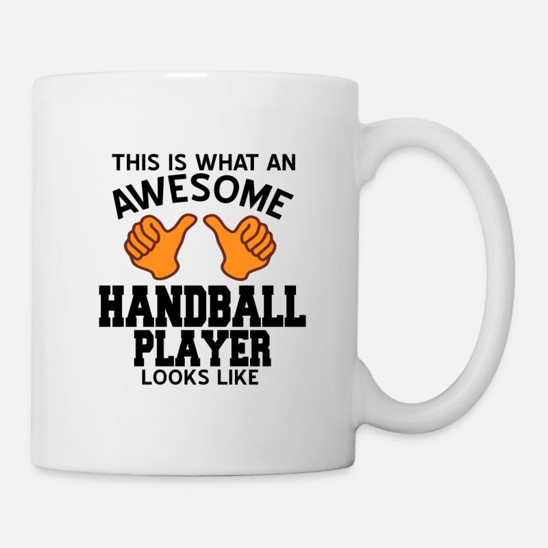 Handball - Tasse - Weiß