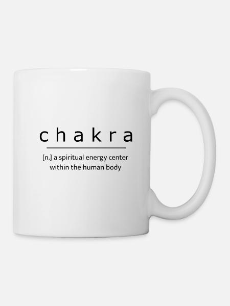 Chakra - Tasse - Weiß