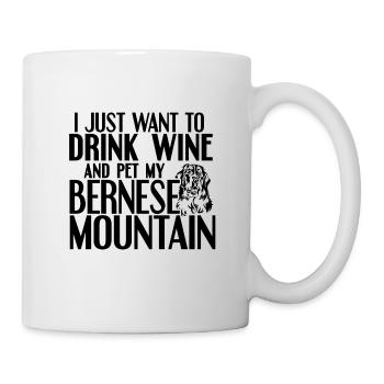 Chien de montagne bernois - Mug blanc - blanc - Droite