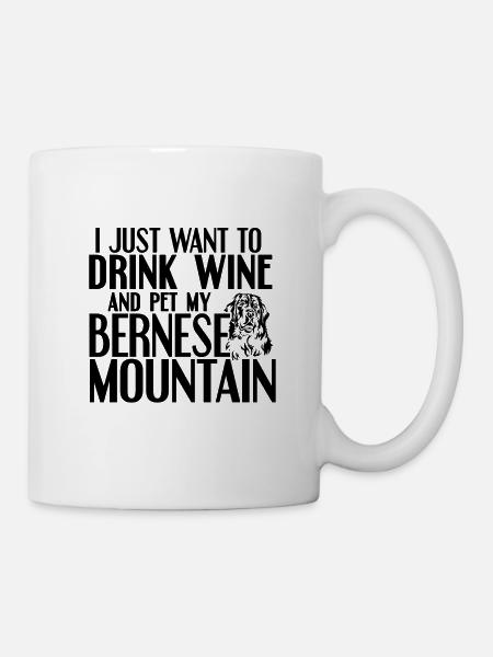 Bernese Mountain Dog - Mug - white