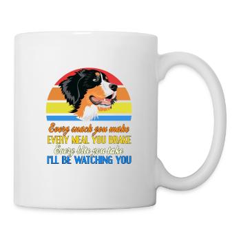 Berner Sennenhund - Tasse - Weiß - Rechts