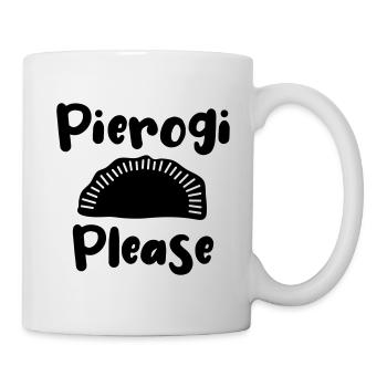 Pierogi please - Poland Polish food Pirogge - Mug - white - Right