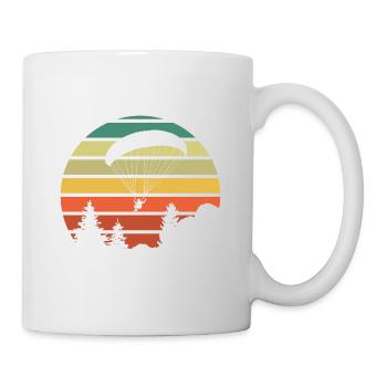 Parapente vintage - Mug blanc - blanc - Droite