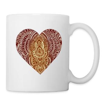 Heart | Herz - Tasse - Weiß - Rechts